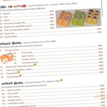 Sushi Roi menu