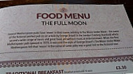 The Full Moon -jd Wetherspoon menu