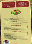Le Chalet Des Flandres menu