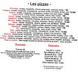 Pomodoro Pizza menu