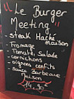 Le Meeting menu