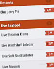 C-ray Lobster menu