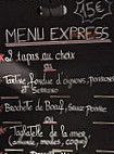 Le Cosy menu