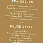 Le Café De L'horloge menu