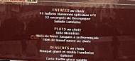 Auberge Notre-Dame menu