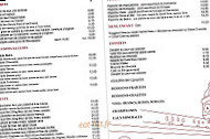 Le Bistro lyonnais menu