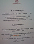 Julien Cruège menu