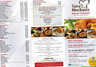 Curry Merchant menu