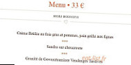 Chez Yvonne menu