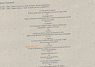 La Charpiniere menu