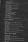 La Trattoria menu