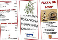 La Pizza Du Loup menu