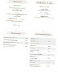 Brasserie Le Strasbourg menu