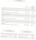 Brasserie Le Strasbourg menu