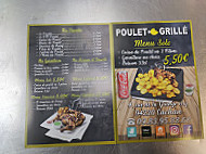 Poulet Grillé menu