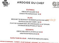 Gourmet Paris Nord Expo menu