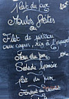 Restaurant le Jean Jaures menu