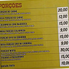 Lanchonete E Sorveteria Tropical menu