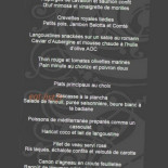 Le Mas Du Capoun menu