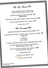 Le Pré St-Germain menu