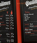 La Milonga menu