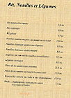 Le Sourire de Saigon menu