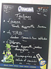 Sucré Salé menu