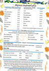 Seafood Cabin menu