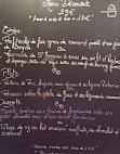 Petit Bacchus et Ses Agapes menu