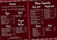 Le Saraba menu