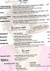 Bar des Oiseaux menu
