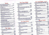 Thai Taste Restaurant menu