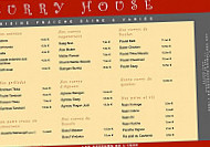 Curry House menu