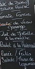 Bar Restaurant le Saint Georges menu