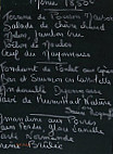 Brasserie De L'aéroport menu