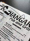 The Hangar Pub And Grill menu