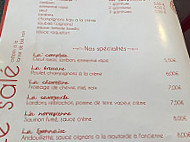 La Ritournelle menu