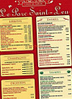 Le Porc Saint Leu Restaurant menu