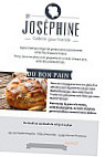 La Table By Joséphine menu
