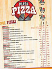Plaza Pizza menu
