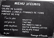 Les Badaboues menu