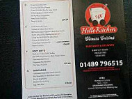 Hello Kitchen Chinese Takeaway menu