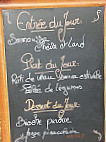 Le Relais menu