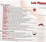 Taxi Pizza menu