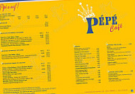 Pepe Cafe menu