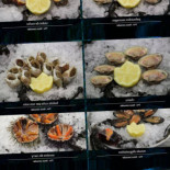 Neptune Coquillages menu