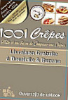 1001 Crepes menu