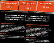 La Formule St Ferjeux menu