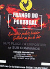 Frango Do Portugal menu