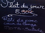 Brasserie Pompidou menu